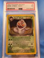 Dark Arbok 2/82 - Team Rocket (PSA 7), Hobby en Vrije tijd, Verzamelkaartspellen | Pokémon, Verzenden, Gebruikt, Losse kaart