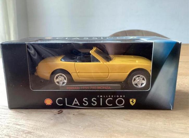 Ferrari 1955 750 monza Shell Collectie, Hobby en Vrije tijd, Modelauto's | 1:32, Zo goed als nieuw, Auto, Overige merken, Ophalen of Verzenden