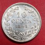10 cent 1898. Pr., Zilver, Ophalen of Verzenden, 10 cent, Koningin Wilhelmina