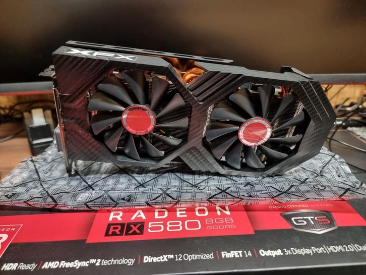 Amd Radeon RX 580 8GB XFX  Z.G.A.N, Computers en Software, Videokaarten, Zo goed als nieuw, PCI-Express 3.0, GDDR5, HDMI, DVI