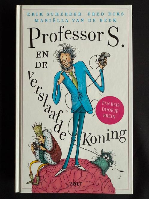 Boek ‘Professor S. en de verslaafde koning’ - Scherder, Boeken, Kinderboeken | Jeugd | onder 10 jaar, Zo goed als nieuw, Ophalen of Verzenden