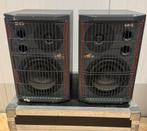BNS A forte luidsprekers met flightcase, actieve monitor, Audio, Tv en Foto, Ophalen of Verzenden, Zo goed als nieuw, Front, Rear of Stereo speakers