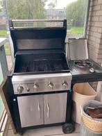 Burney Bax gasbarbecue met 4 branders + zijbrander, Ophalen, Gebruikt, Burney Bax