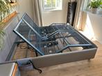 Auping bed elektrisch 180x200, Ophalen, Wit, Tweepersoons, Zo goed als nieuw