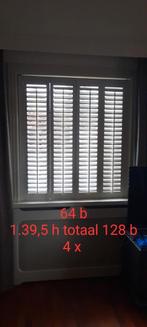 Shutters zie afmeting op foto, 50 tot 100 cm, Crème, 100 tot 150 cm, Gebruikt