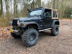 Jeep Wrangler 4.0 I 130KW Soft TOP 1996 Zwart, Auto's, Jeep, 4000 cc, Overige kleuren, Handgeschakeld, Vierwielaandrijving