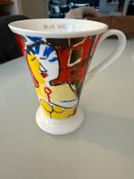 Vintage Blue Bird Kop van Art Collection, Huis en Inrichting, Woonaccessoires | Vazen, Wit, Aardewerk of Porselein, Ophalen of Verzenden