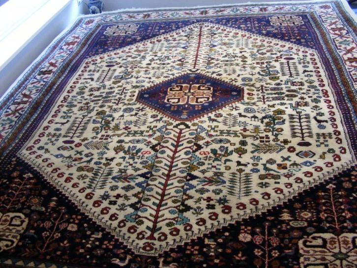 Handgeknoopt Perzisch Tapijt  Abadeh - iran Maat:2.85X3,60.m, Huis en Inrichting, Stoffering | Tapijten en Kleden, Zo goed als nieuw