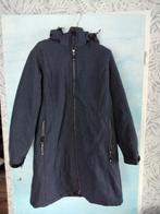 Donkerblauwe lange jas maat 42 Adventure Line, Blauw, Maat 42/44 (L), Ophalen of Verzenden, Gedragen