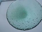 Sklo Union groen glas schaal 28 cm Bubbles, Pavel Pánek 1970, Ophalen of Verzenden