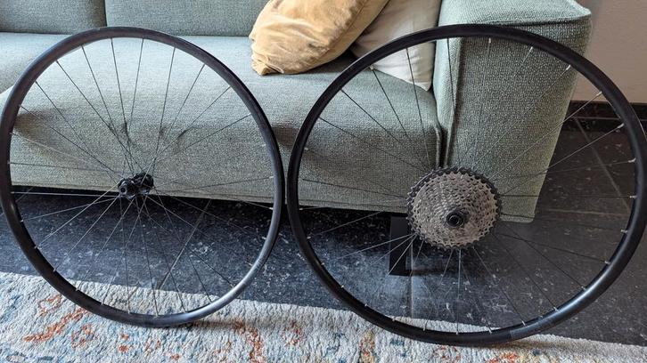 Newman Gravel Wielset + XT 11-speed Cassette, Fietsen en Brommers, Fietsonderdelen, Zo goed als nieuw, Algemeen, Wiel, Ophalen of Verzenden