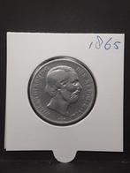 1 gulden 1865 koning Willem III, Postzegels en Munten, Munten | Nederland, 1 gulden, Koning Willem III, Zilver, Ophalen of Verzenden