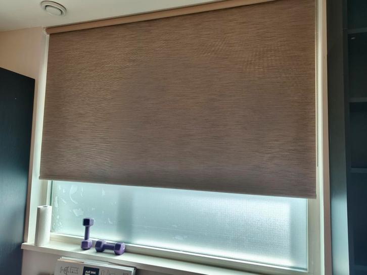 Rolgordijn 193x165, Huis en Inrichting, Stoffering | Gordijnen en Lamellen, Zo goed als nieuw, 150 tot 200 cm, Crème, Beige, Ophalen