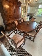 Klassieke Eettafel met 6 Stoelen, Ophalen, Gebruikt, 6 tot 8 stoelen