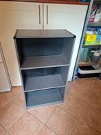 Jaren 90 stevig boekenkastje donkergrijs zwart., Ophalen, Gebruikt, 50 tot 100 cm, Minder dan 100 cm