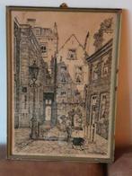 James Patrick Power oude hofje Noordeinde Den Haag, Antiek en Kunst, Kunst | Litho's en Zeefdrukken, Ophalen