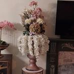 Nieuw prachtig kunstboeket op grote glazen vaas, Huis en Inrichting, Ophalen, Nieuw