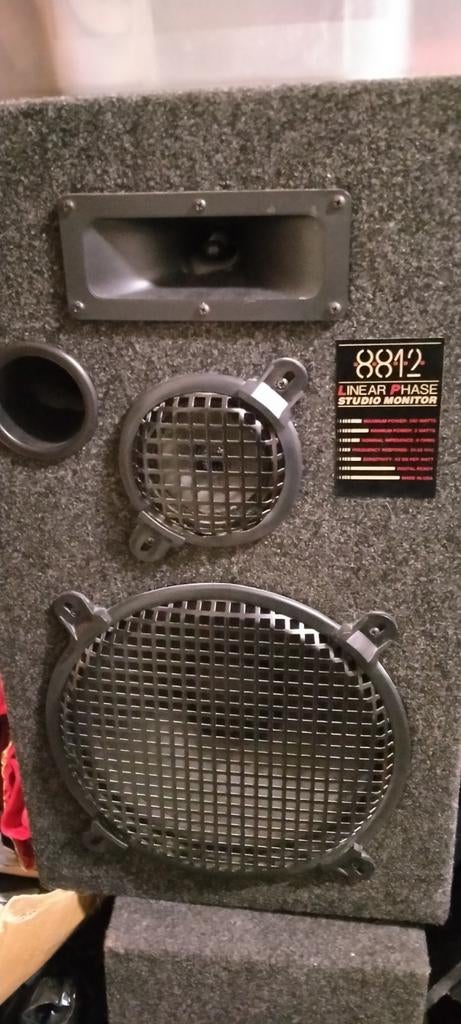 Vintage Luidspreker - Linear Phase Studio Monitor 8812, Audio, Tv en Foto, Luidsprekers, Overige merken, Gebruikt, Ophalen of Verzenden