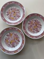 Ridgway Canterbury Red Servies - 12 Borden & 2 Schalen, Antiek en Kunst, Antiek | Servies los, Ophalen