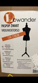 Lowander Paspop Zwart - Verstelbaar 134-170cm, -, -, Ophalen of Verzenden, Zo goed als nieuw