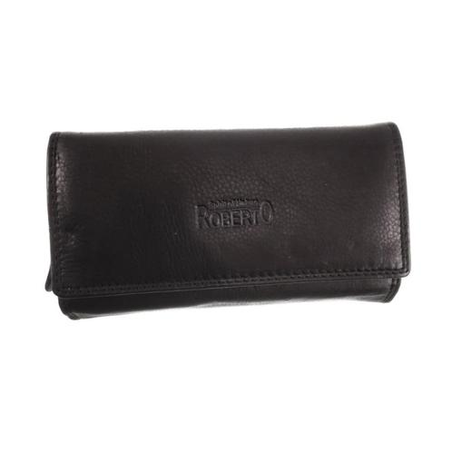 Portemonnee Dames, Zwart Buffelleer RFID Protected Anti skim, Sieraden, Tassen en Uiterlijk, Portemonnees, Nieuw, Overige merken