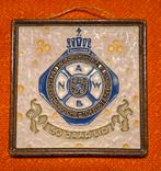 Jaren 60 ANWB tegel porceleyne fles 50 jaar lid, Ophalen of Verzenden