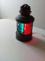 Antieke scheeps/bootlantaarn.Bi-Coleur.Elektrisch Decoratie., Ophalen of Verzenden
