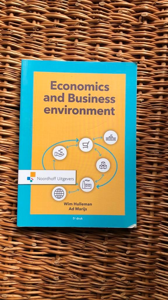 A.J. Marijs - Economics and Business environment, Boeken, Schoolboeken, Zo goed als nieuw, Engels, Overige niveaus, Ophalen of Verzenden