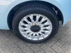 Fiat 500 1.0 Hybrid *carplay *cruise control *parkeersensor, Voorwielaandrijving, Gebruikt, Zwart, Leder en Stof