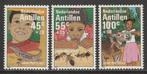 Antillen 1983 750/752 Kind en dieren, Postfris, Postzegels en Munten, Postzegels | Nederlandse Antillen en Aruba, Ophalen of Verzenden