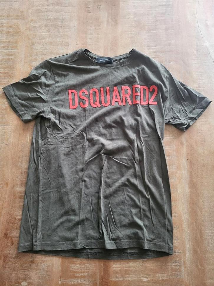 DSQUARED2 | tshirt | maat XL, Kleding | Heren, T-shirts, Zo goed als nieuw, Maat 46 (S) of kleiner, Groen, Ophalen of Verzenden
