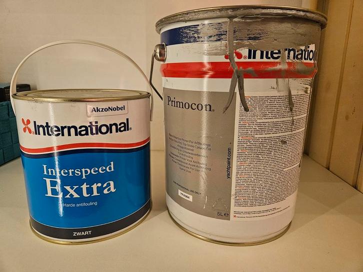International Interspeed Extra & Primocon Primer, Watersport en Boten, Accessoires en Onderhoud, Nieuw, Verven, Ophalen