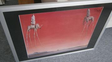 Salvador Dali Les Elephants / Olifanten 1948  beschikbaar voor biedingen
