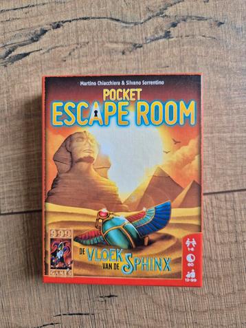 Pocket Escaperoom - De vloek van de Sphinx (Nieuw) beschikbaar voor biedingen
