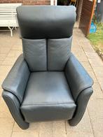 Leren elektrische relax stoel, Huis en Inrichting, Fauteuils, Ophalen, Zo goed als nieuw, Leer, 75 tot 100 cm