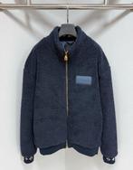 Louis Vuitton Leather Patch Fleece Blouson, Ophalen of Verzenden, Nieuw, Maat 56/58 (XL)