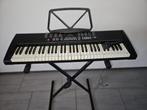 MAX music KB4 Keyboard met Vonyx standaard en microfoon, 61 toetsen, Zo goed als nieuw, Met standaard, Ophalen