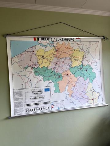 Klassikale kaart België Luxemburg beschikbaar voor biedingen
