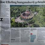 Efteling Krantenartikel: Hoe Efteling bangmakerij gebruikt, Ophalen of Verzenden, 1980 tot heden, Nederland, Knipsel(s)