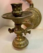 Koperkleurige wand/ staande kandelaar, Antiek en Kunst, Curiosa en Brocante, Ophalen of Verzenden