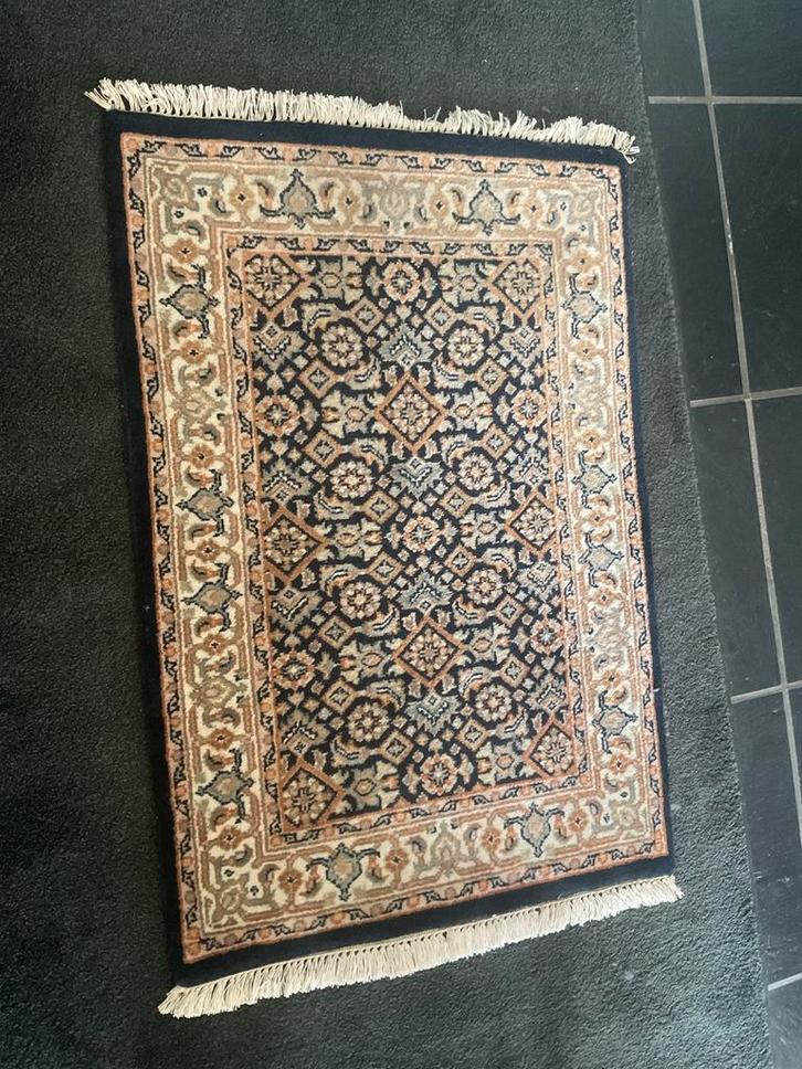 Handgeknoopt Bidjar Tapijt, Huis en Inrichting, Stoffering | Tapijten en Kleden, Gebruikt, 50 tot 100 cm, Rechthoekig, Bruin, Ophalen of Verzenden