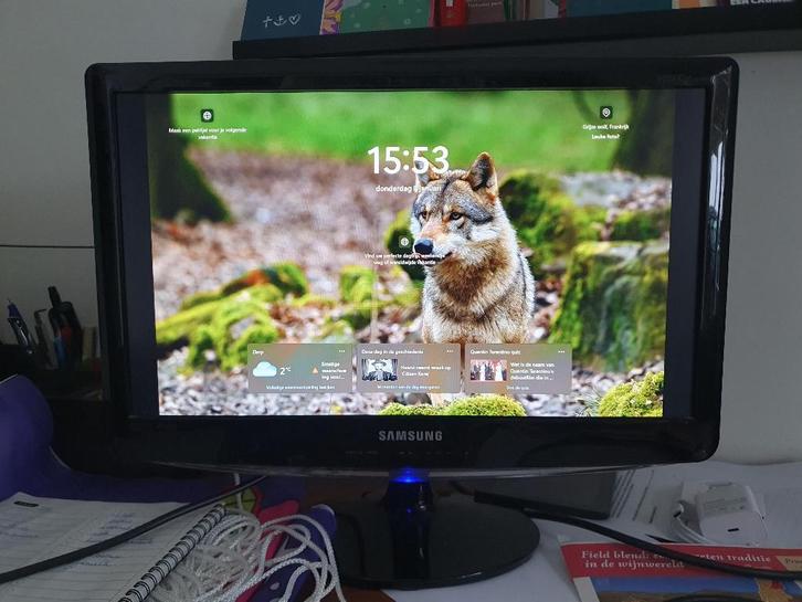 Samsung TV/Monitor B2030HD (zwart), Computers en Software, Monitoren, Zo goed als nieuw, 60 Hz of minder, DVI, HDMI, VGA, Ingebouwde speakers