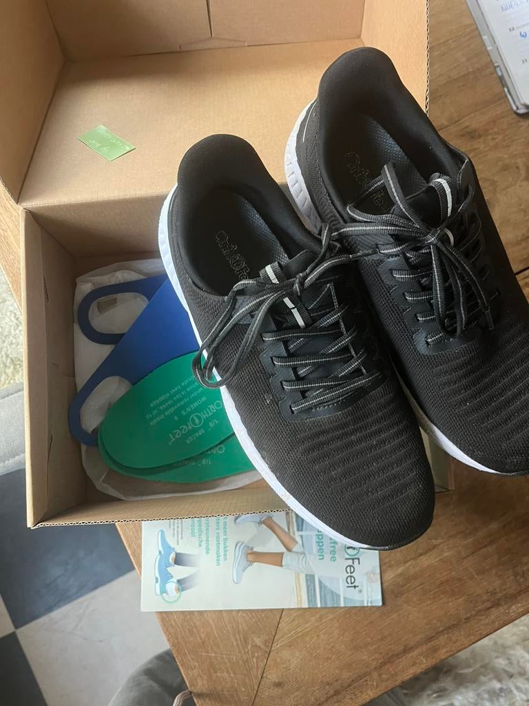 Orthofeet dames sneaker schoenen maat 39.5, Kleding | Dames, Schoenen, Ophalen of Verzenden, Zo goed als nieuw, Zwart, Instappers