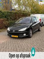 Peugeot 206 1.6-16V XS Pack Leer Cruise Climate, Auto's, Voorwielaandrijving, Zwart, Bedrijf, Hatchback