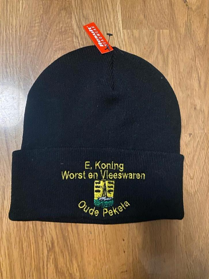 Mutsen &Petten geborduurd, Kleding | Heren, Mutsen, Sjaals en Handschoenen, Nieuw, Muts, Overige maten, Ophalen of Verzenden