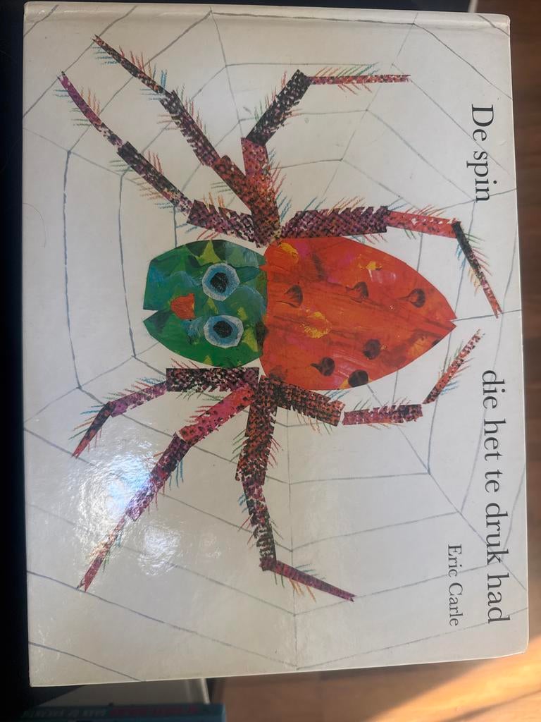 De spin die het te druk had - Eric Carle, Ophalen of Verzenden, Gelezen, Prentenboek