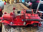 antieke brandweerauto, Antiek en Kunst, Antiek | Speelgoed, Ophalen of Verzenden