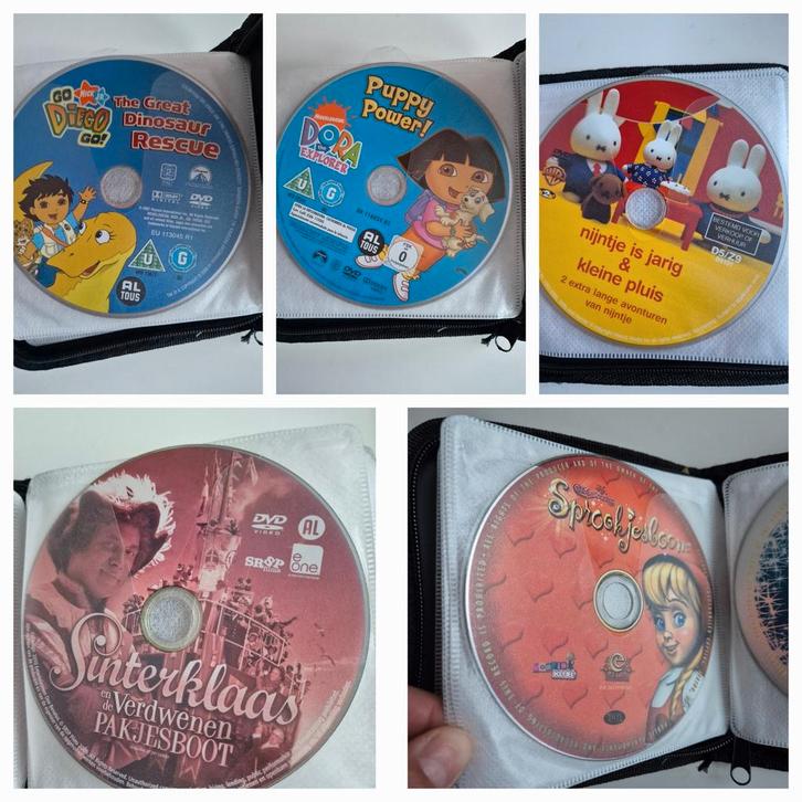 DVD Map met 14 Kinderfilms en 2 cd's, Cd's en Dvd's, Dvd's | Kinderen en Jeugd, Gebruikt, Film, Educatief, Boxset, Alle leeftijden