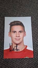 Foto met originele handtekening; Max Wober # Ajax, Verzamelen, Sportartikelen en Voetbal, Verzenden, Nieuw, Ajax, Overige typen