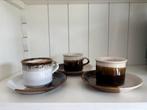 3 sets Hitkari Kop en Schotel, Huis en Inrichting, Keuken | Servies, Ophalen of Verzenden, Overige stijlen, Kop(pen) en/of Schotel(s)